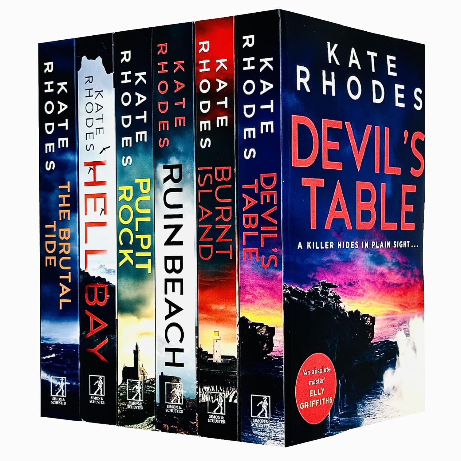 TEMU Kate Rhodes Ben Kitto Series Collection 6 Books Set (devil's Table, Burnt Island, Ruin Beach, Pulpit Rock, Hell Bay & The Brutal Tide), St