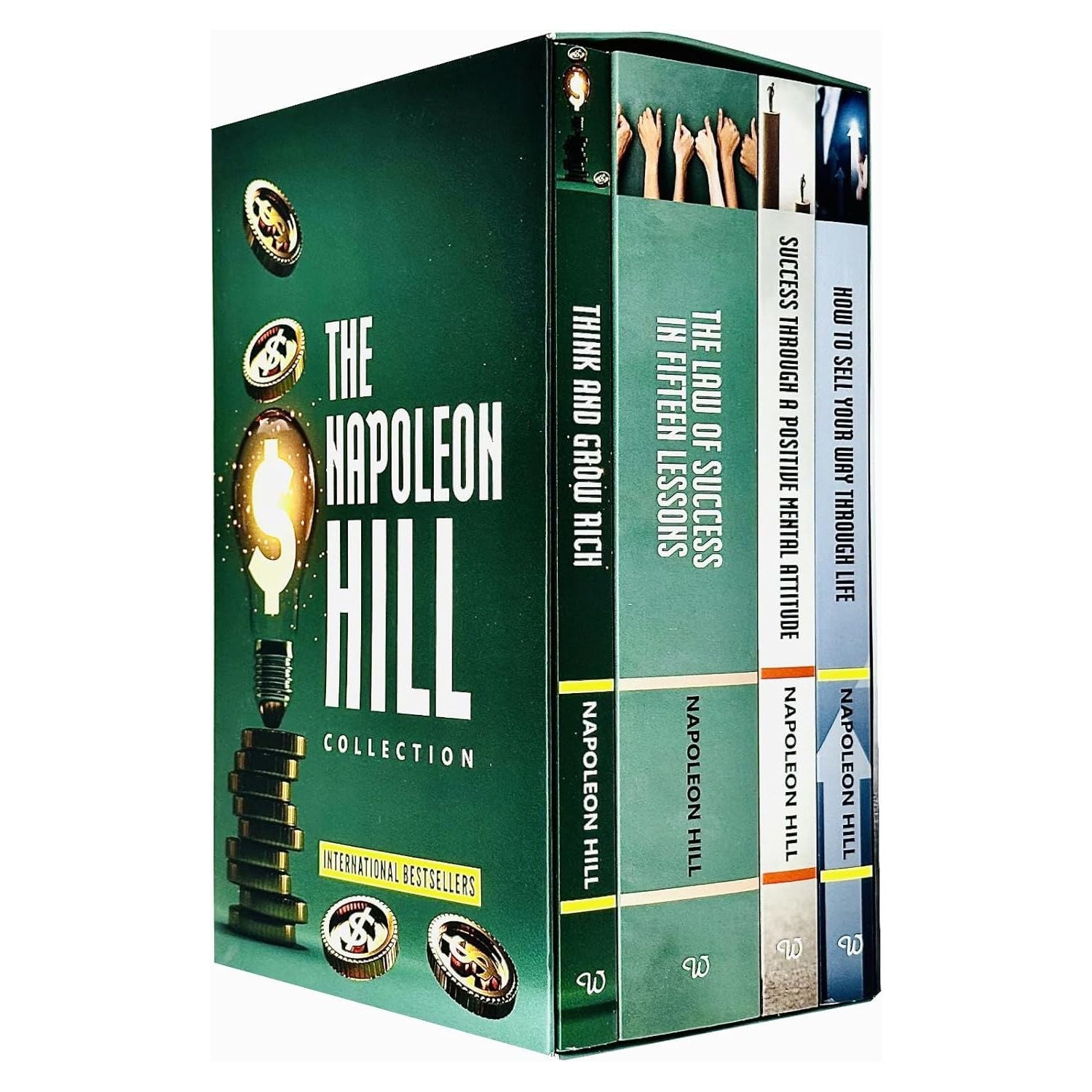 TEMU The Napoleon Hill Collection 4 Books Boxed Set (think And Grow Rich, The Law Of Success In Fifteen Lessons, Success Through A Positive Mental