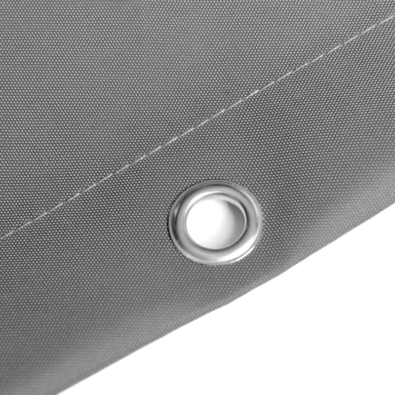 2Pcs Extra Long Fabric Shower Curtain with Hooks