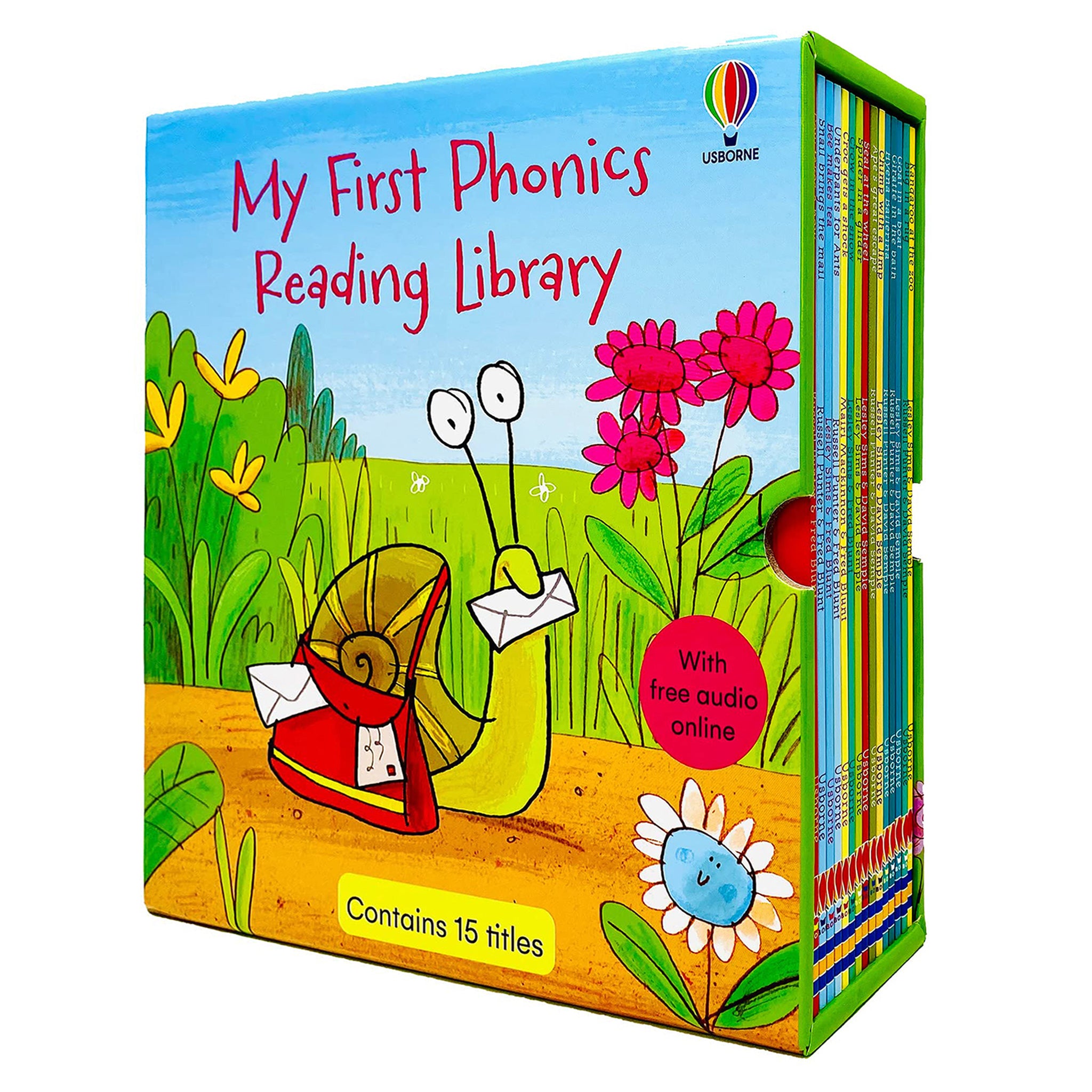 TEMU Usborne My First Phonics Reading Library 15 Books Collection Box Set (phonics Readers) (with Free Audio Online)