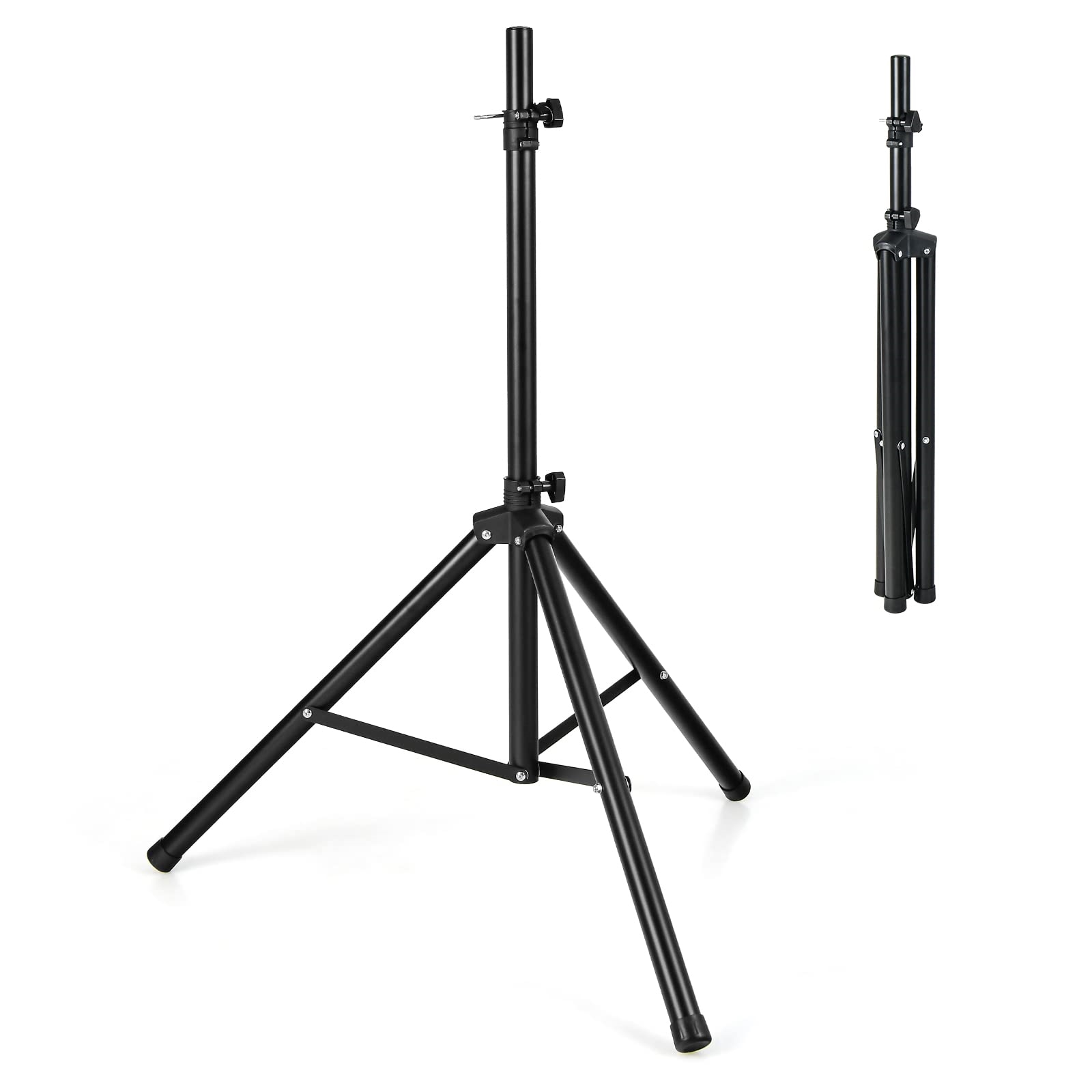 Speaker Stand, Speaker Stand Height Adjustable From 122 - 186 Cm, Speaker Stand Loadable Up To 50 Kg (1pc)