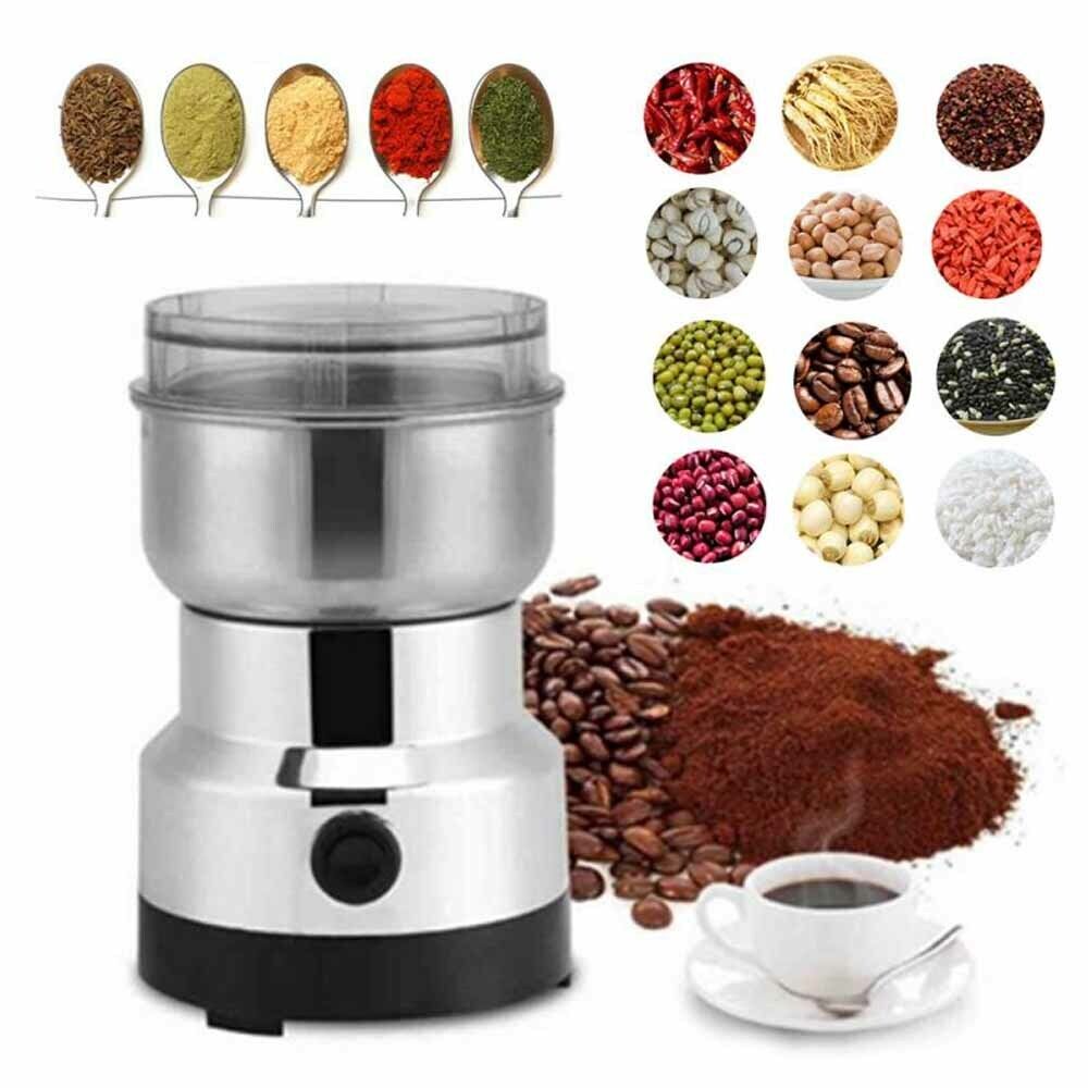 TEMU Coffee Grinding Blender Electric Coffee Grinder 220v Beans Spice Nut Grinder Household Bean Nut Matte Grinding Blender