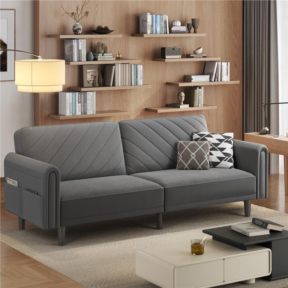 Costoffs Sofa Bed Easily Adjustable Sofa Bed Couch For Living Room/bedroom/