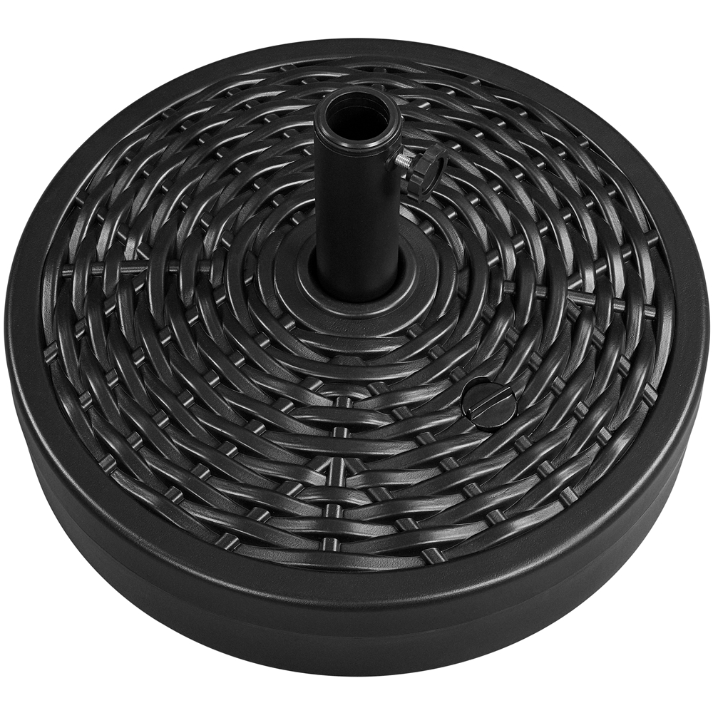 E-shop Costoffs Sonnenschirmständer für Schirmstänge ø38/48 mm Gartenschirmhalter ø50 cm Rundes Schirmgewicht