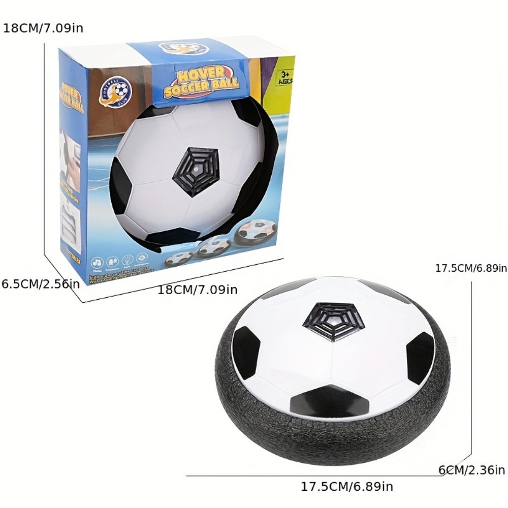 LED Floating Soccer Ball with Foam Barriers Indoor Outdoor Play