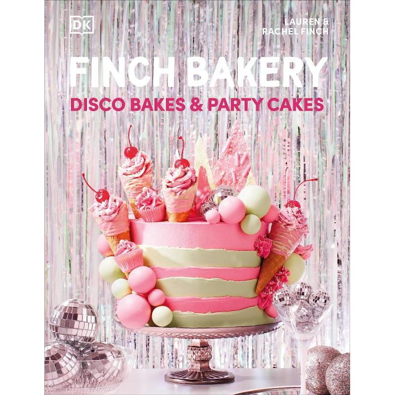 TEMU Finch Bakery Disco Bakes Hardback Cookbook With Creative Recipes For Ages 12+, Perfect For Young Bakers, Beginner Baking & A Step By Step Guide