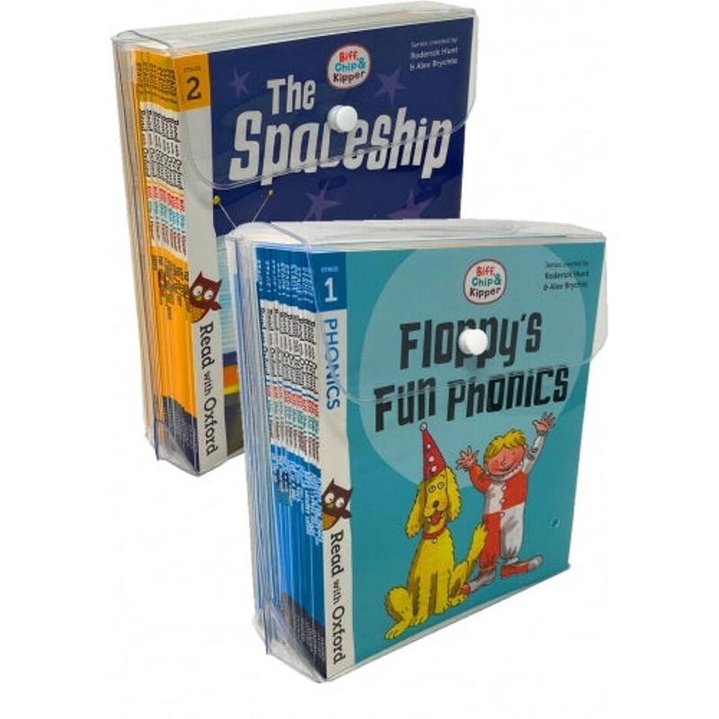 TEMU Biff, Chip And Kipper Stage 1& 2 Read With Oxford: 40 Books Collection Set