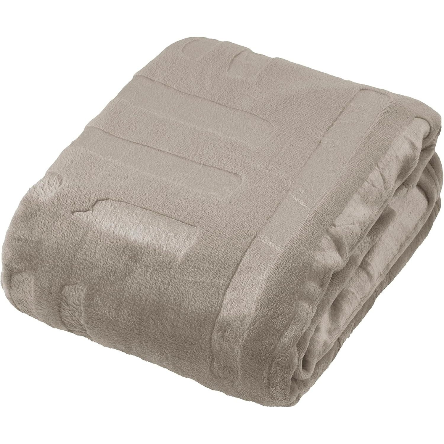 TEMU Baroni Home Soft Pile Throw Blanket Single 130x160 Cm Colors In Polyester Microfiber, Washable In Washing Machine At 30°, Very Warm Winter Throw