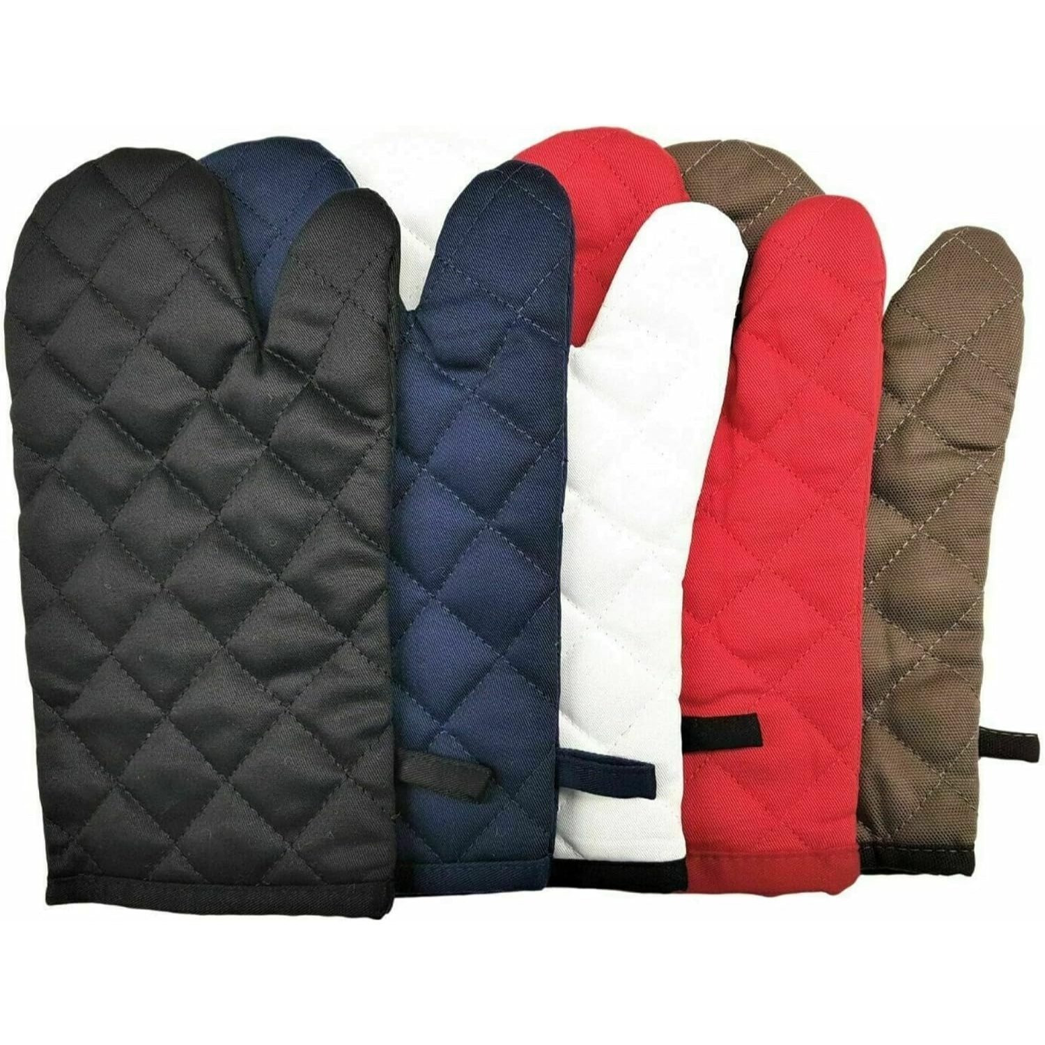 TEMU Atek Oven Mitts, Pot Holders, Bbq Gloves, Oven Gloves And Warm Pads With Recycled Filling, Non-slip Kitchen Gloves For Cooking Grilling Baking,