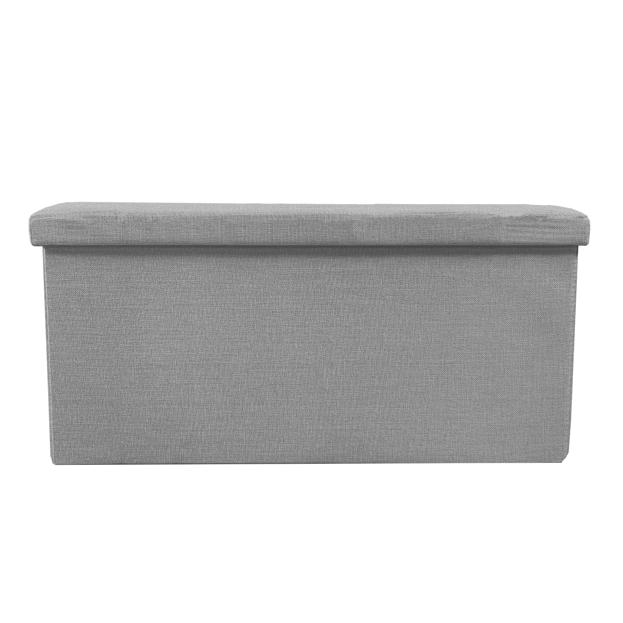 TEMU Rectangular Foldable Fabric Ottoman 76x38x38cm Home Large Storage Ottoman Durable Fabric Ottoman