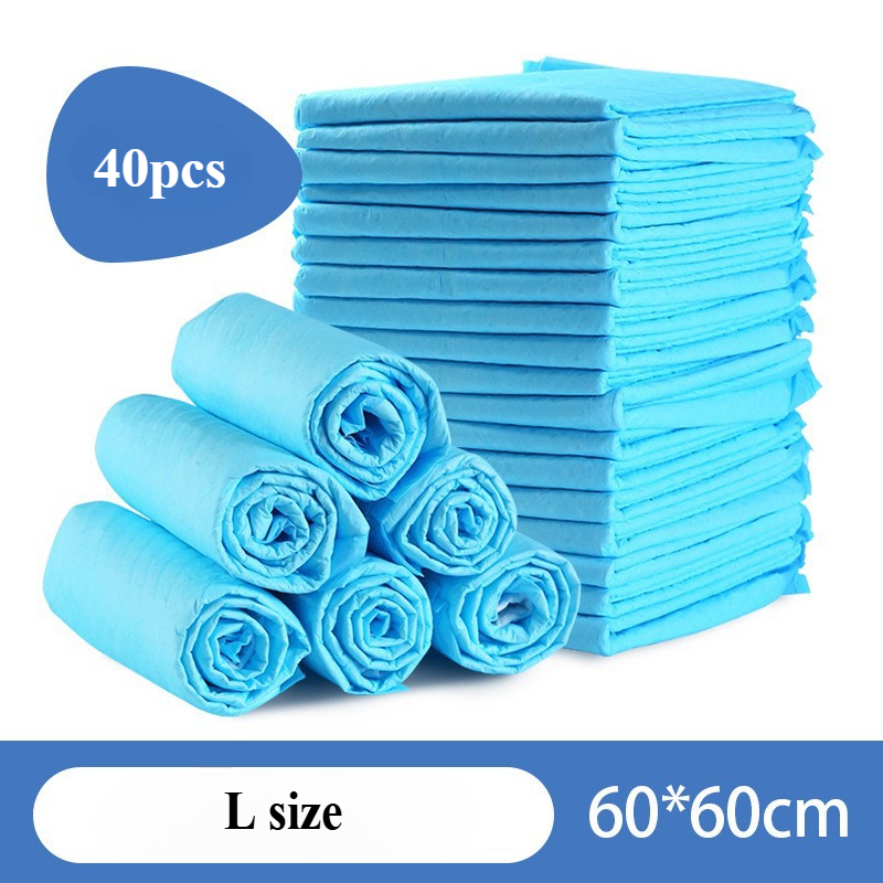 TEMU 100pcs Super Absorbent Dog Diaper Mats, Leak-proof, Quick-dry Thick Deodorant Puppy Urine Pads Dog Toilet Mats For Potty Training Made Of