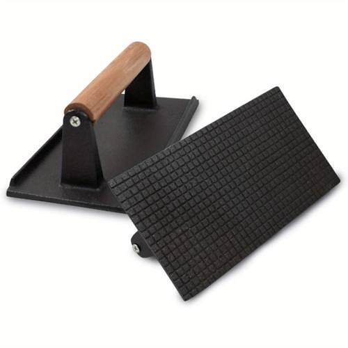 steak weight heavy duty burger press press grill gift kitchen black cm