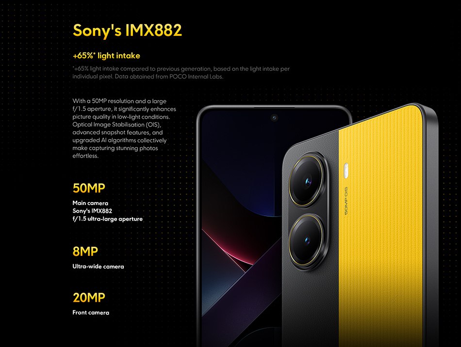 smartfon mi poco x7 pro, 12 gb + 512 gb, aparat główny 50 mp z ois, bateria 6000 mAh (typ.) 90 w hypercharge z funkcjami ai szczegóły 17