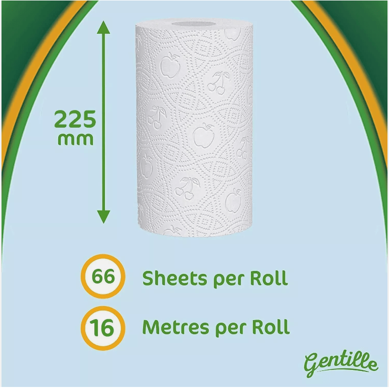   giant 3 ply thickness paper towel extra strong absorbent tough durable kitchen roll multipurpose bulk pack 36 details 2