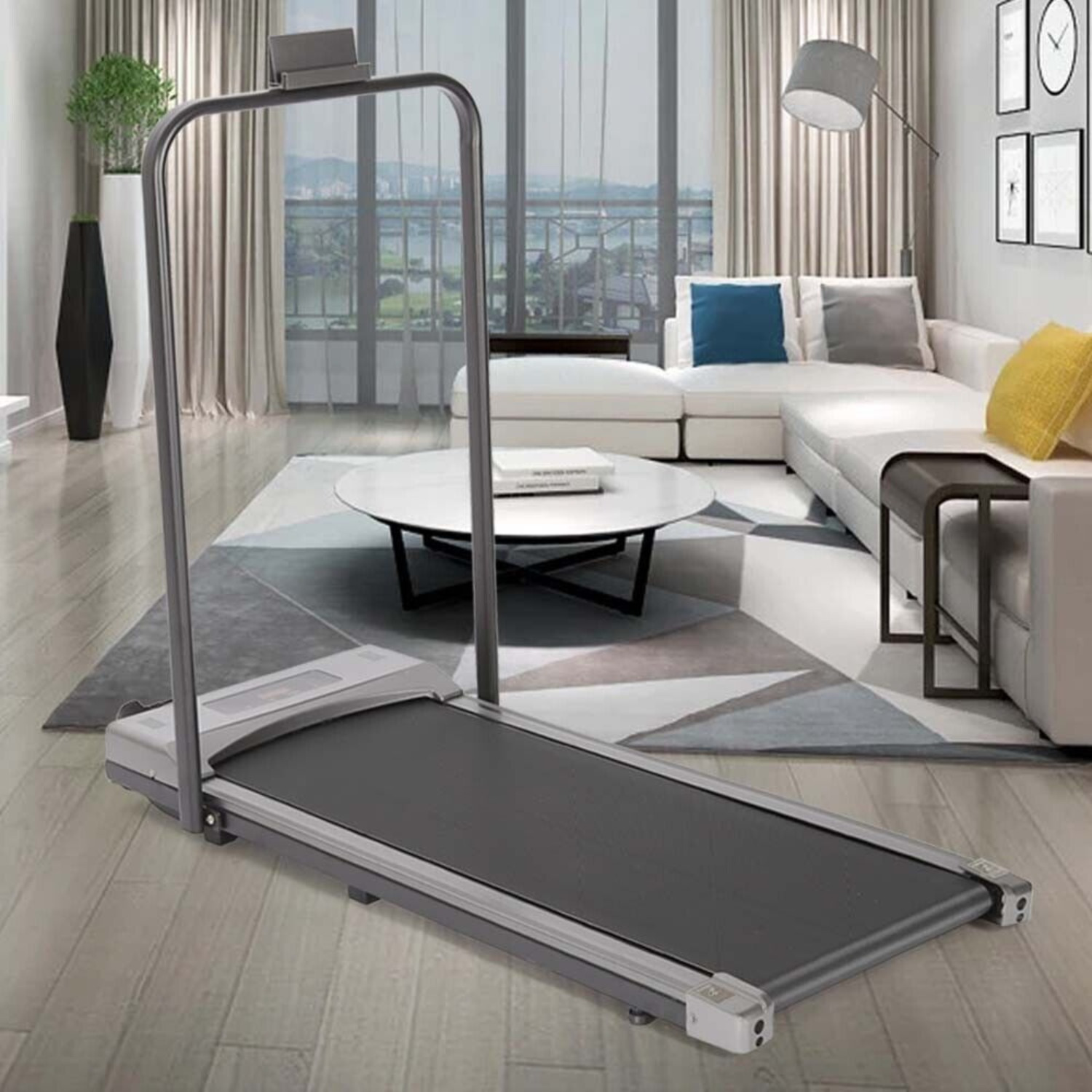 Treadmills for Home Foldable Running Machine Motorized Folding Treadmill for Home Shock Absorption Suitable for Indoor Home Fitness 220 Pounds Maximum Weight