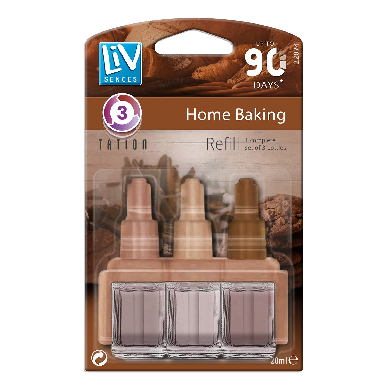 Liv Sences 3 Scents Air Freshener Plug In Refill 12 Pack