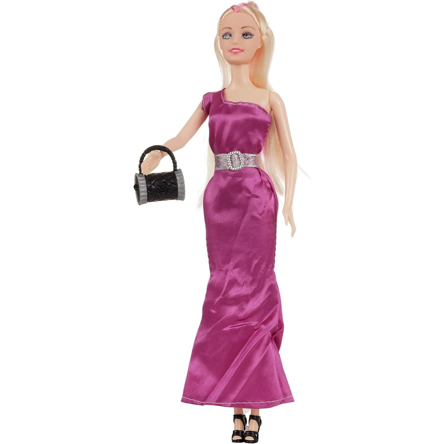Image of Baroni Home Doll With Accessories, Shoes, Matching Bag, Dress Toy For +