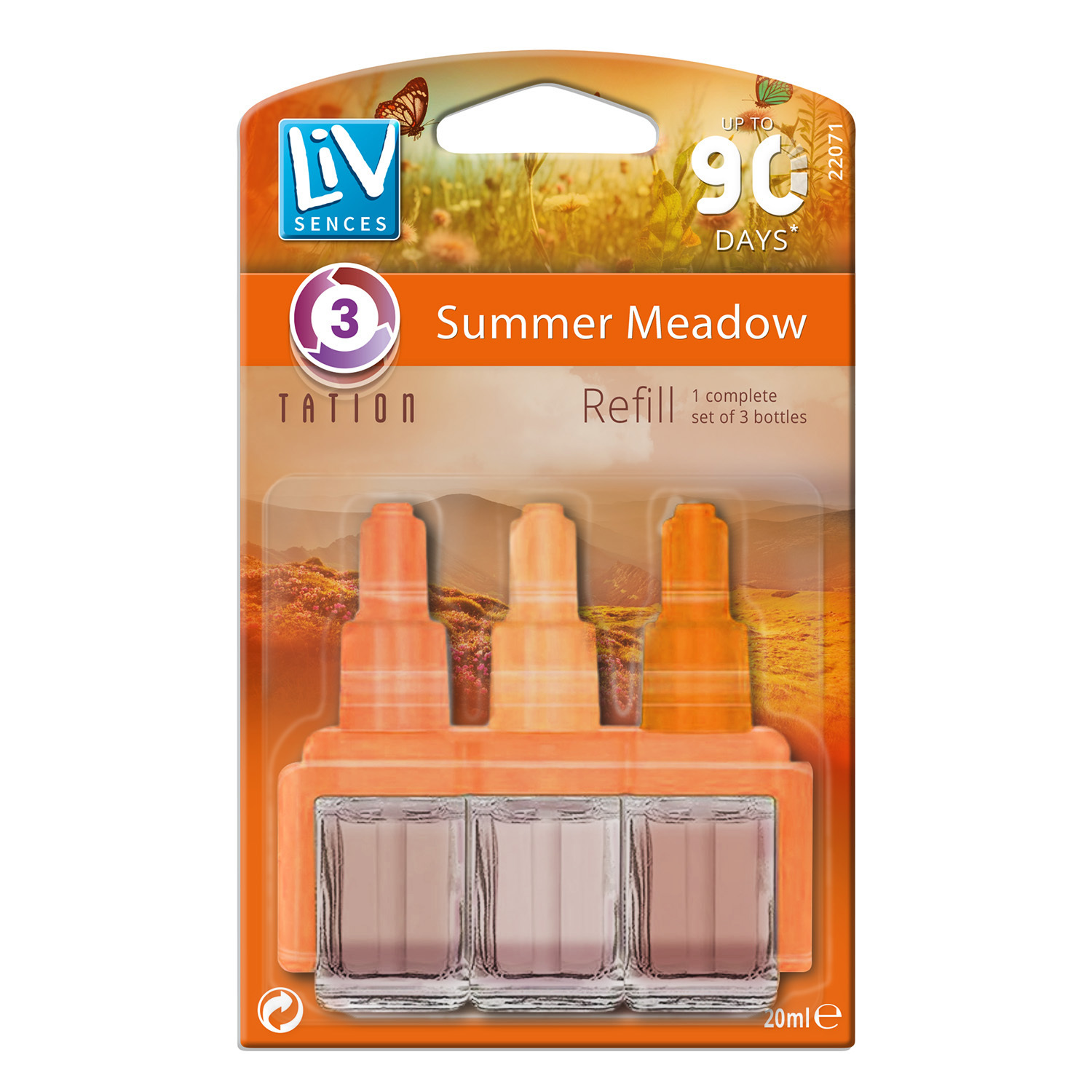 Liv Sences 3 Scents Air Freshener Plug In Refill 12 Pack