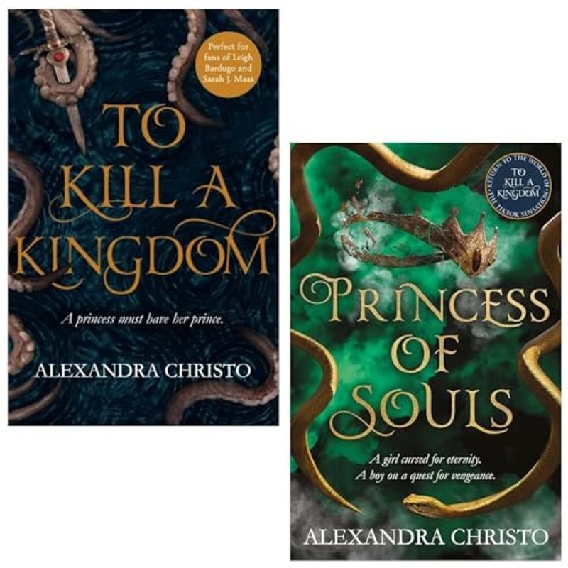 TEMU Hundred Kingdoms Novels Collection 2 Books Set By Alexandra Christo (to Kill A Kingdom & Princess Of Souls)