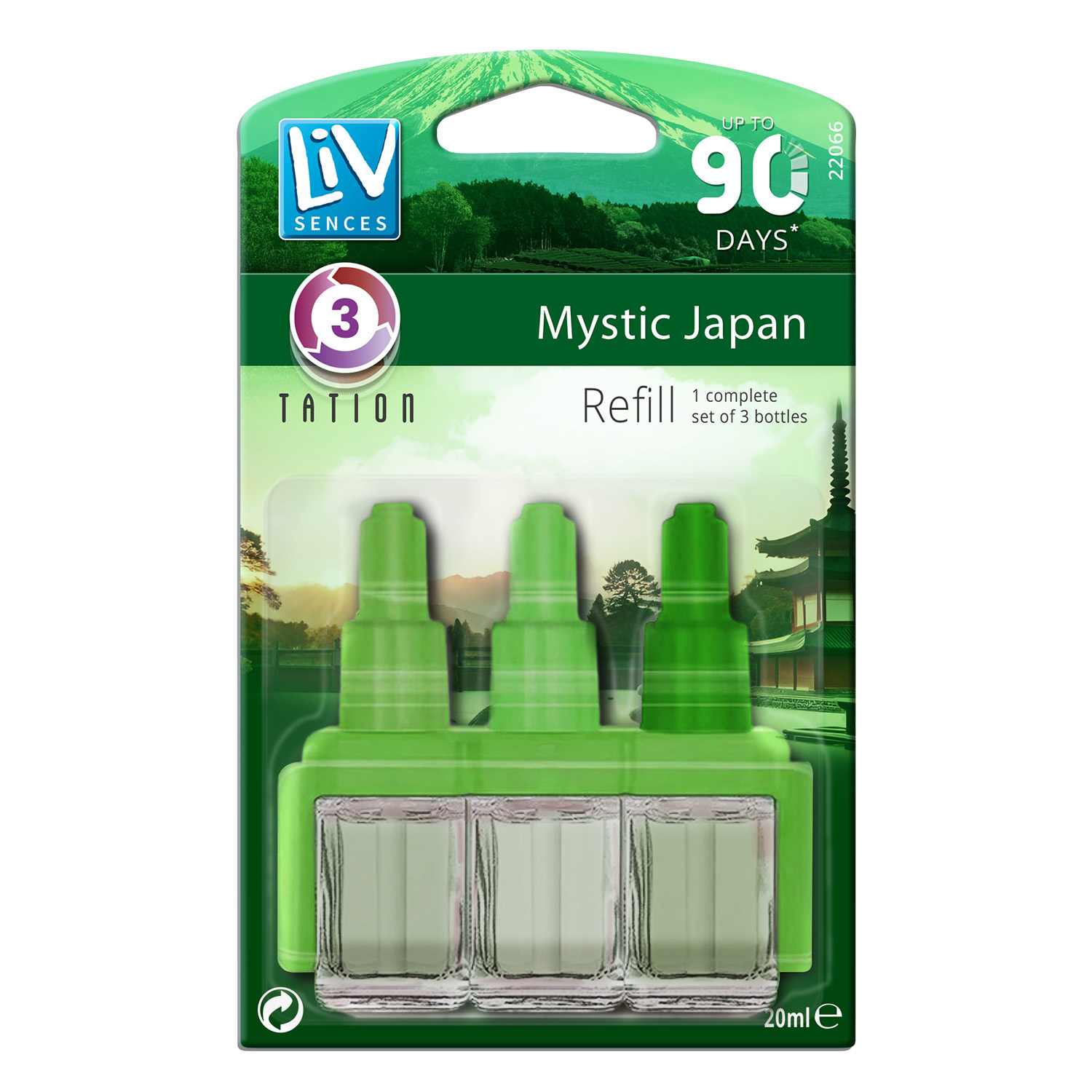 Liv Sences 3 Scents Air Freshener Plug In Refill 12 Pack