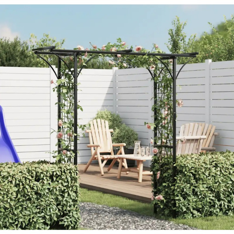 

Les arches de jardin offrent un support sécurisé pour les plantes grimpantes et pour et les plantes grimpantes 200 x 52 x 204 cm