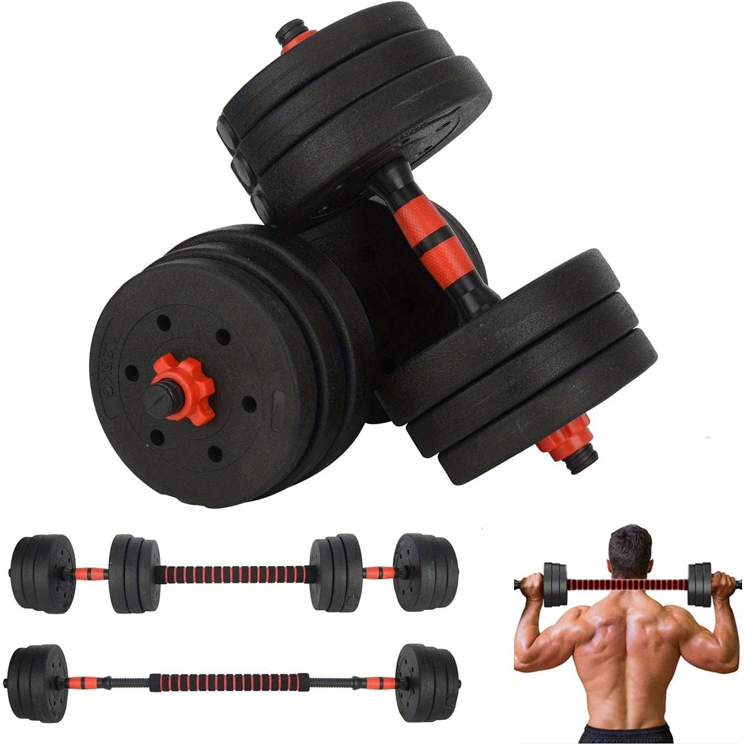 20kg Adjustable Dumbbells Set for Strength Training at Home