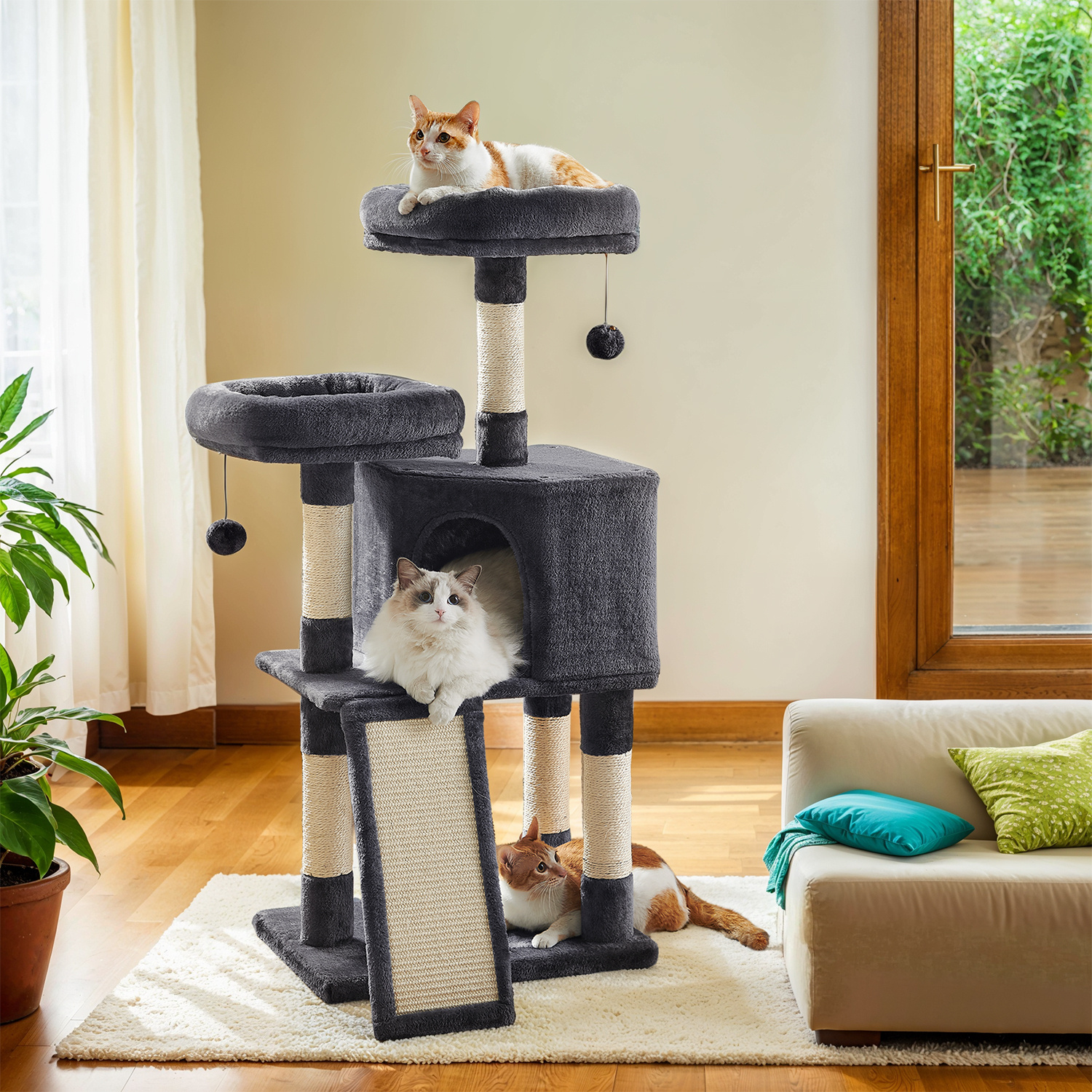 

Scratching Tree, Cat Tree, 115 Cm, Scratching Board