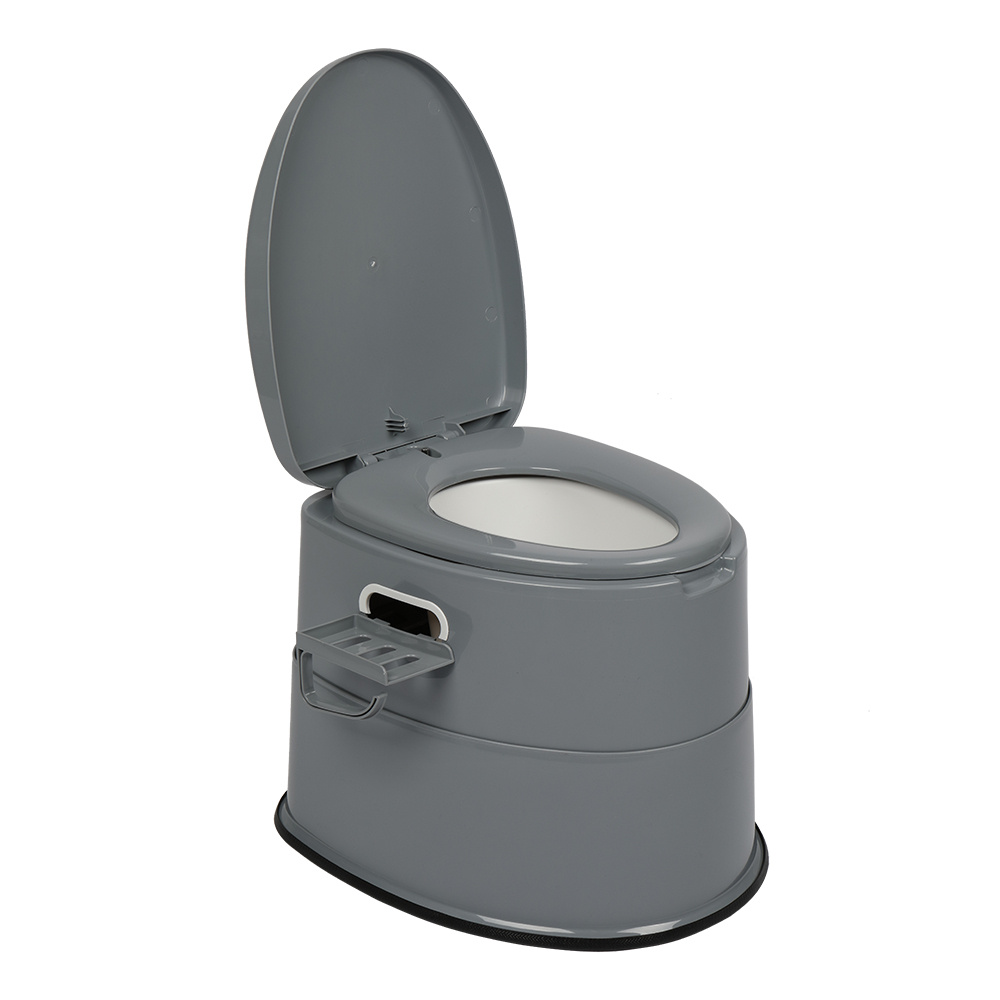 Bonnlo Portable Camping Toilet, Removable Inner Toilet With Seat, Lid And Toilet Paper Holder, For Camping