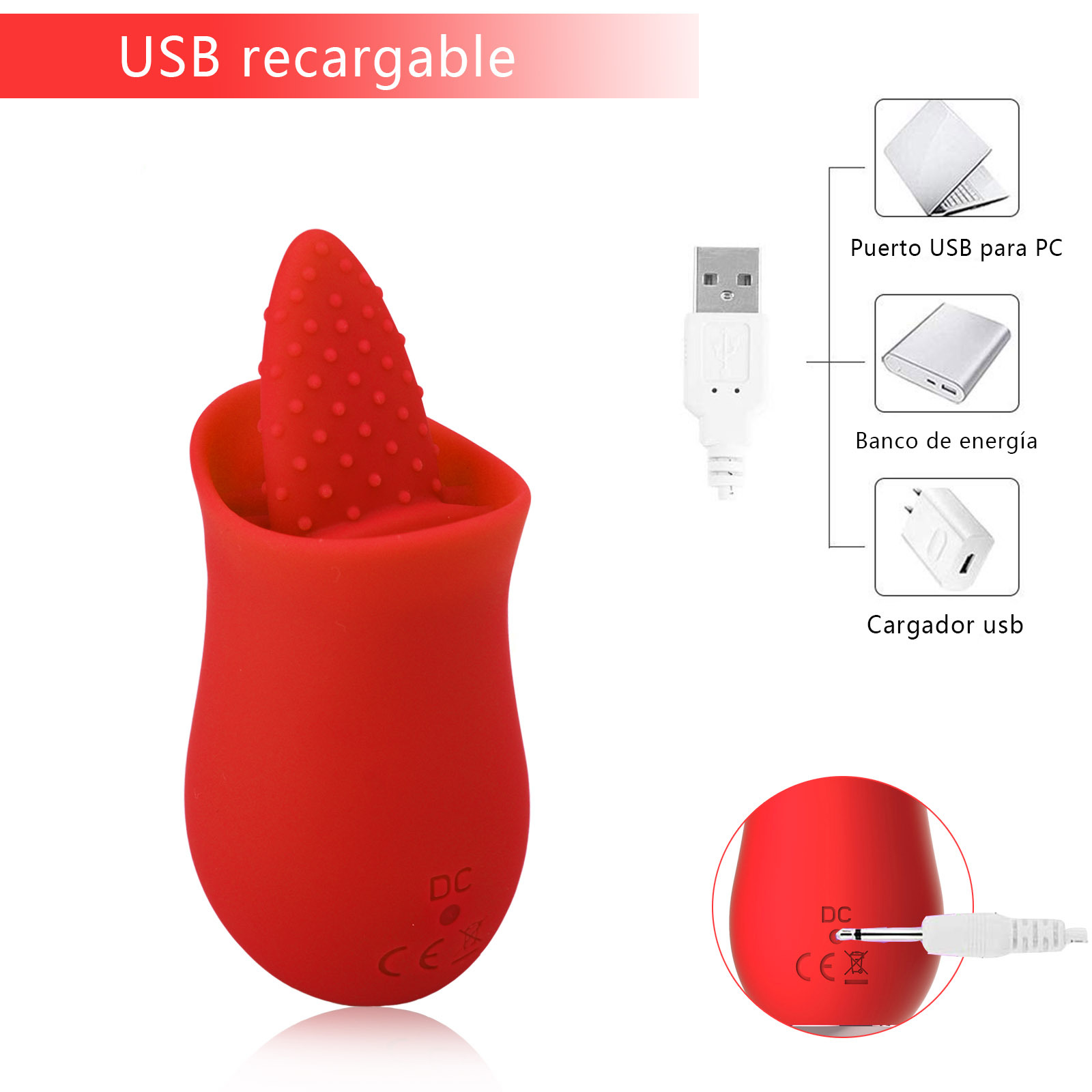 stimulation klitoris vagina   spielzeug toy wasserdicht usb Produktdetails 3
