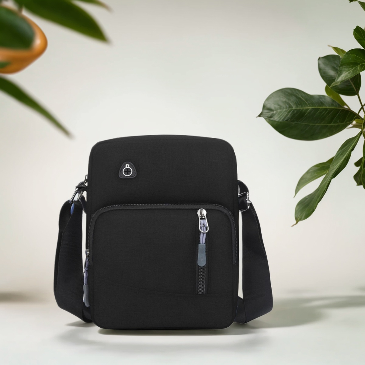TEMU MEJORADA DL-30 Bolso Bandolera para Hombre | Diseño y Compacto con Múltiples Compartimentos | Correa Ajustable | para Auriculares | Ideal para