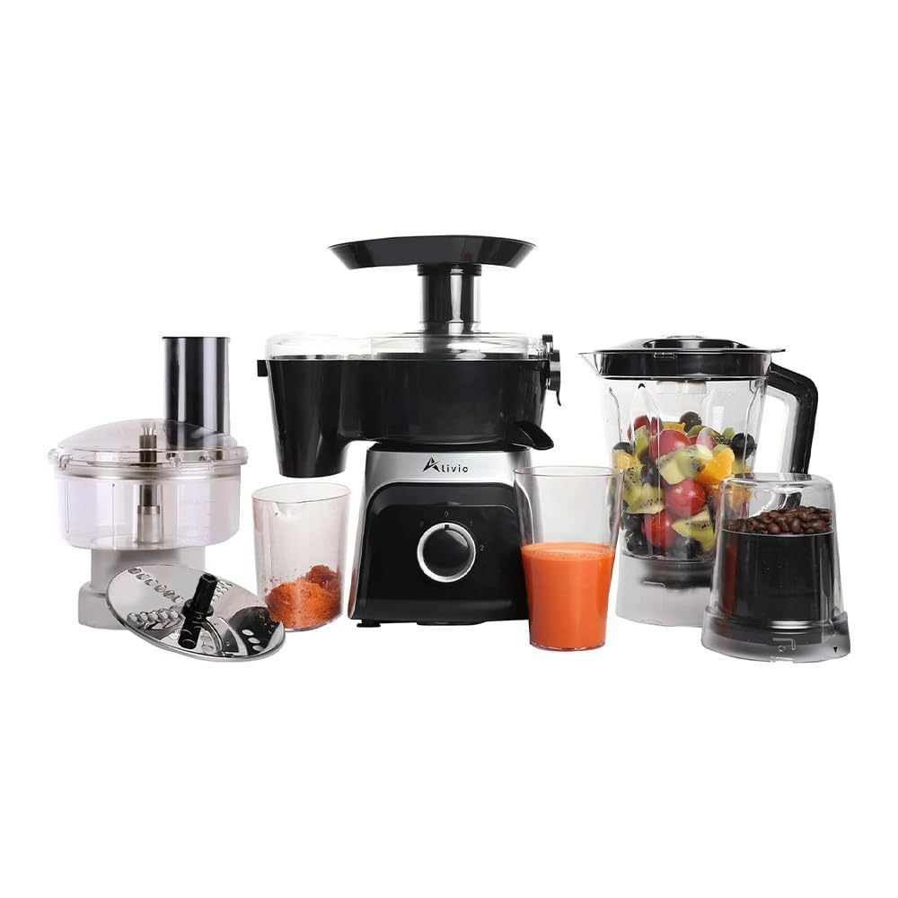 TEMU 7 In 1 Food Processor 1500ml Mixing , Multifunction 3-speed Compact Food Processor 400w