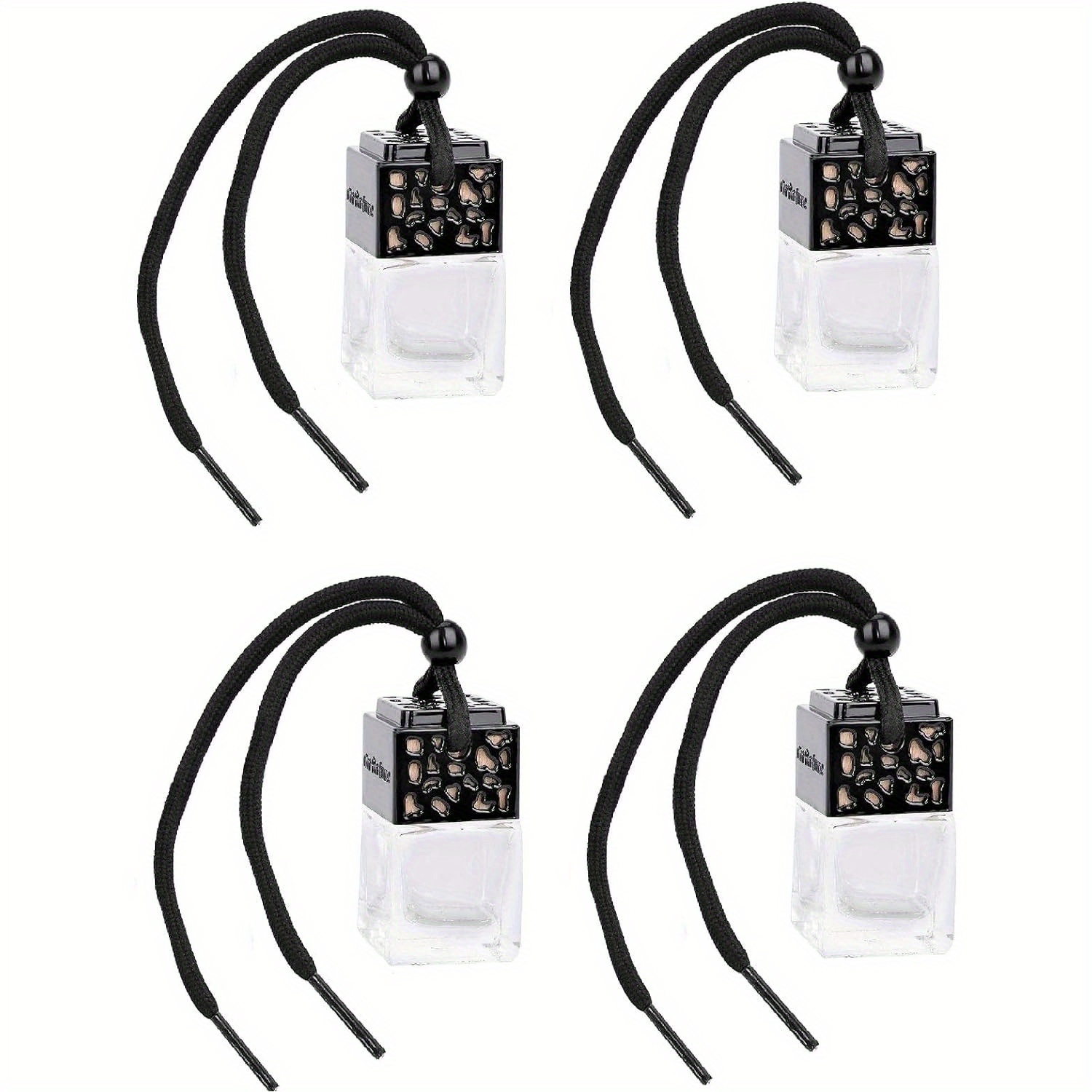 TEMU 20/50pccar Perfume Bottle 8ml Empty Car Diffuser Bottles 2.5 * 4.5cm Car Hanging Mini Air Diffuser Freshener Bottles Pendant