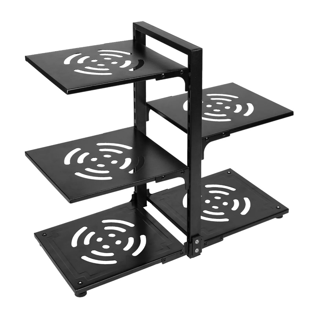 TEMU Adjustable Pan Organiser Kitchen Pot Saucepan Storage Rack Holder Sturdy Shelf