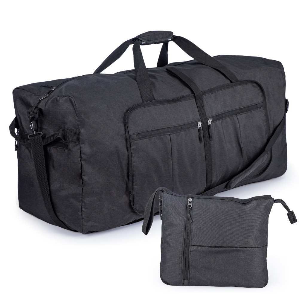 TEMU 120l Folding Travel Bag Foldable Travel Bag With Shoe Compartment Luggage Bag Travel Bag Lightweight Duffel Bag Ideal For Sports Fitness Camping