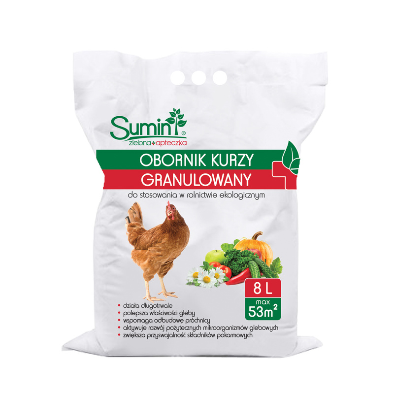 TEMU Granulated Chicken Manure 8l Natural Fertilizer