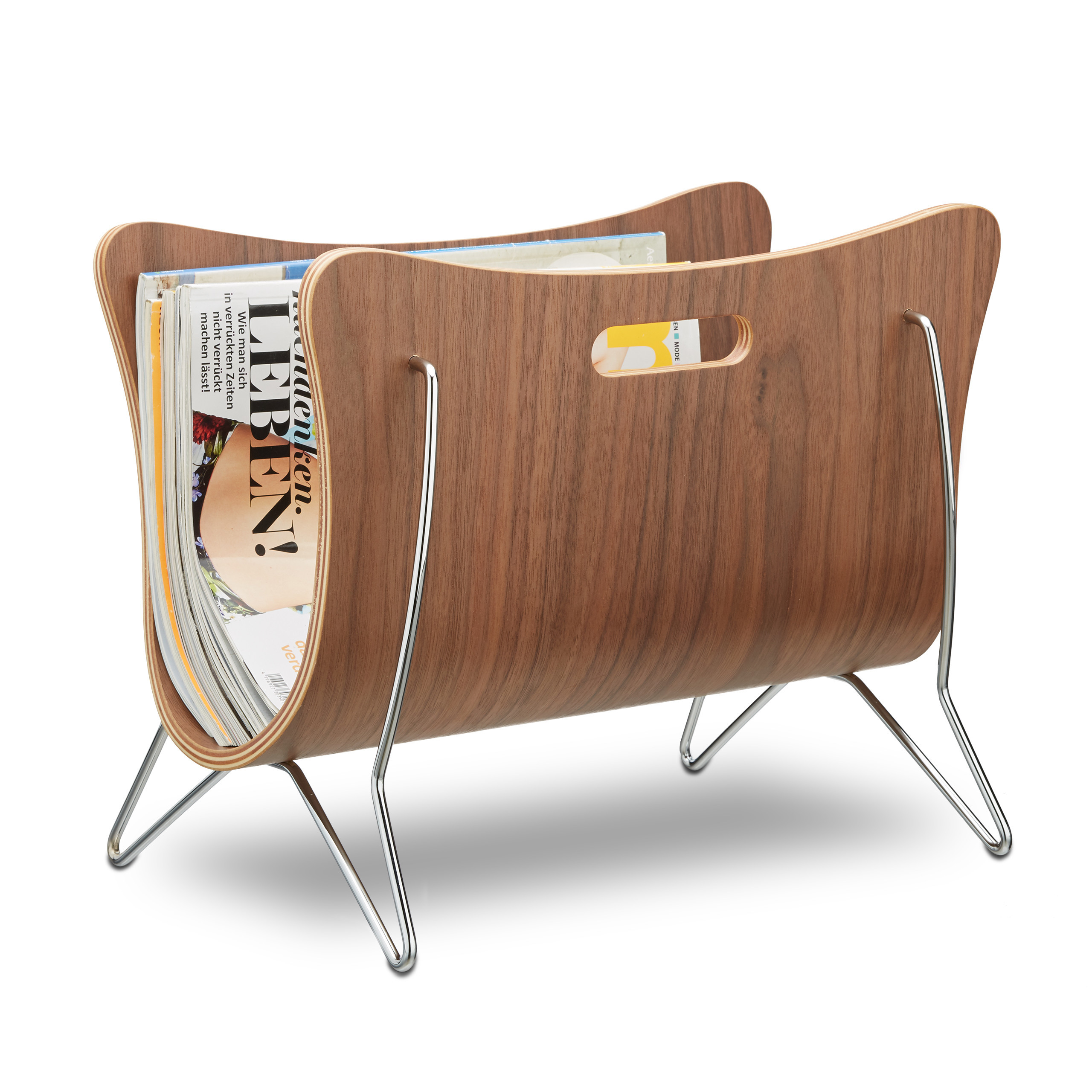 Newspaper Stand In Natural - (b)37 Cm