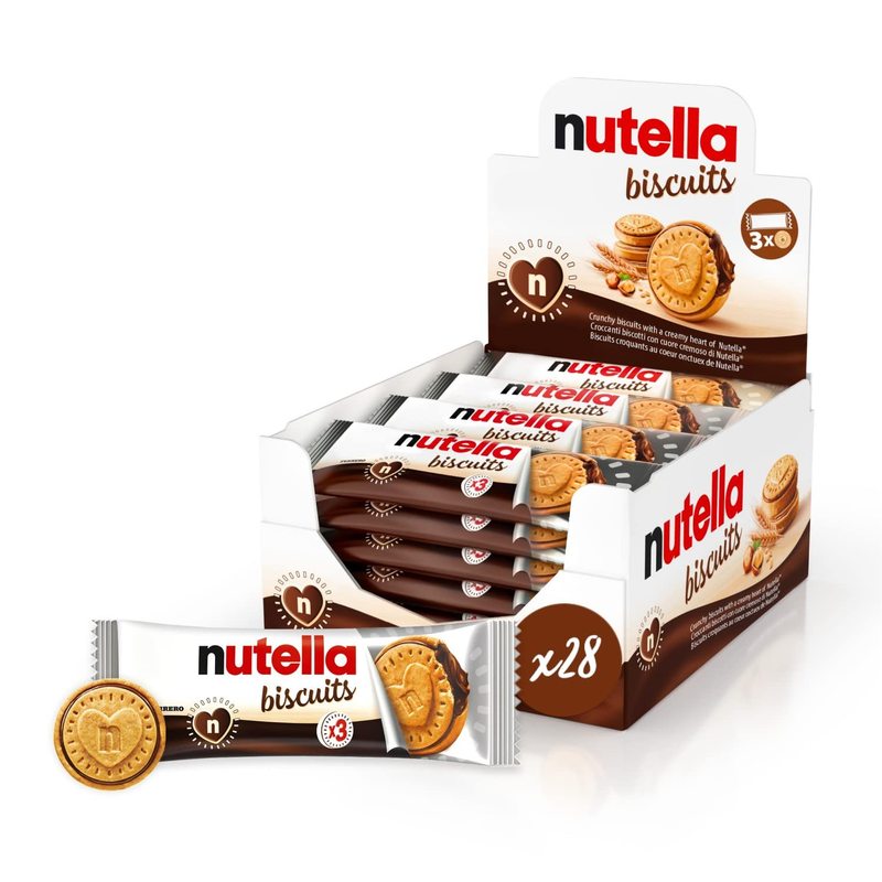 28x Nutella Biscuits 3er Pack (28 X41, 4g)