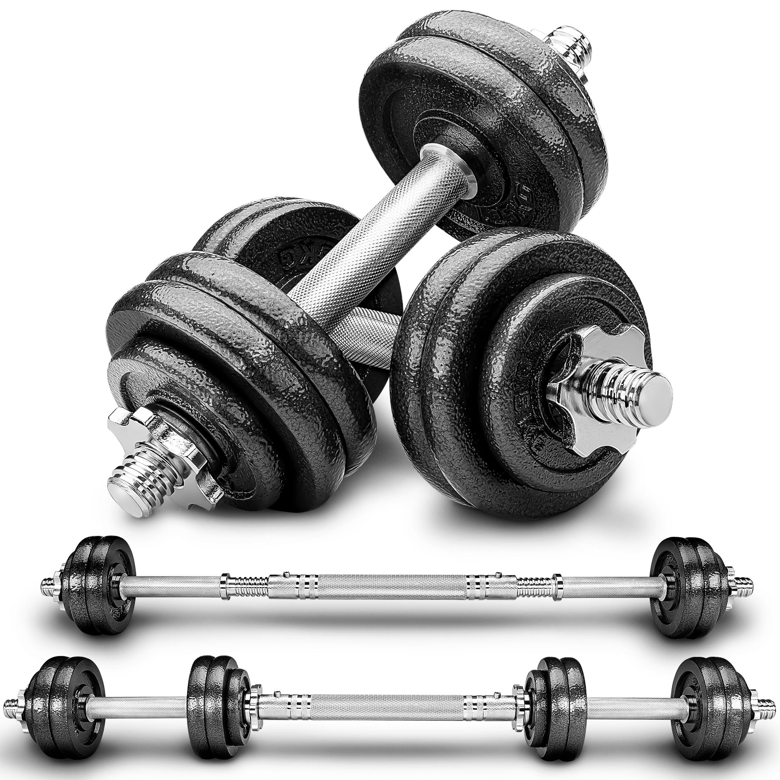 RE:SPORT® 2-in-1 halterset 15 - 60 kg