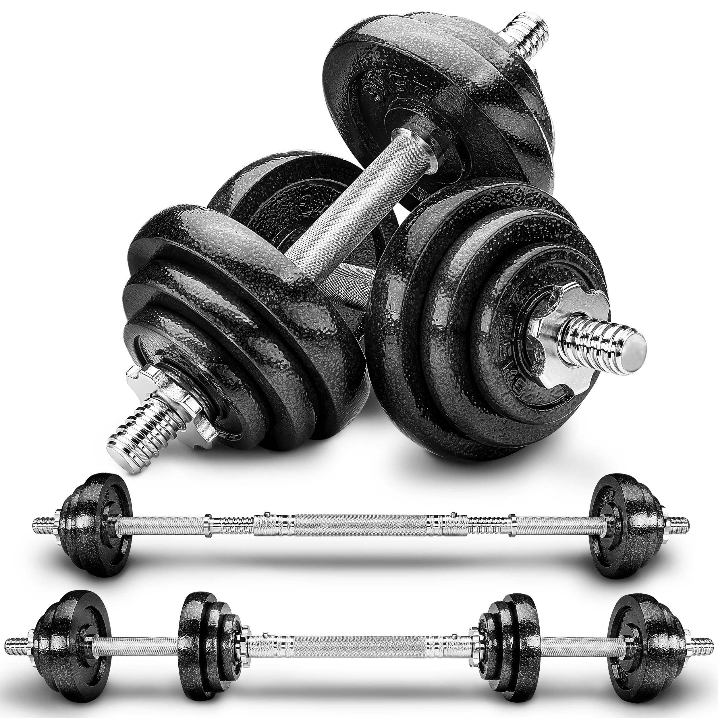 RE:SPORT® 2-in-1 halterset 15 - 60 kg