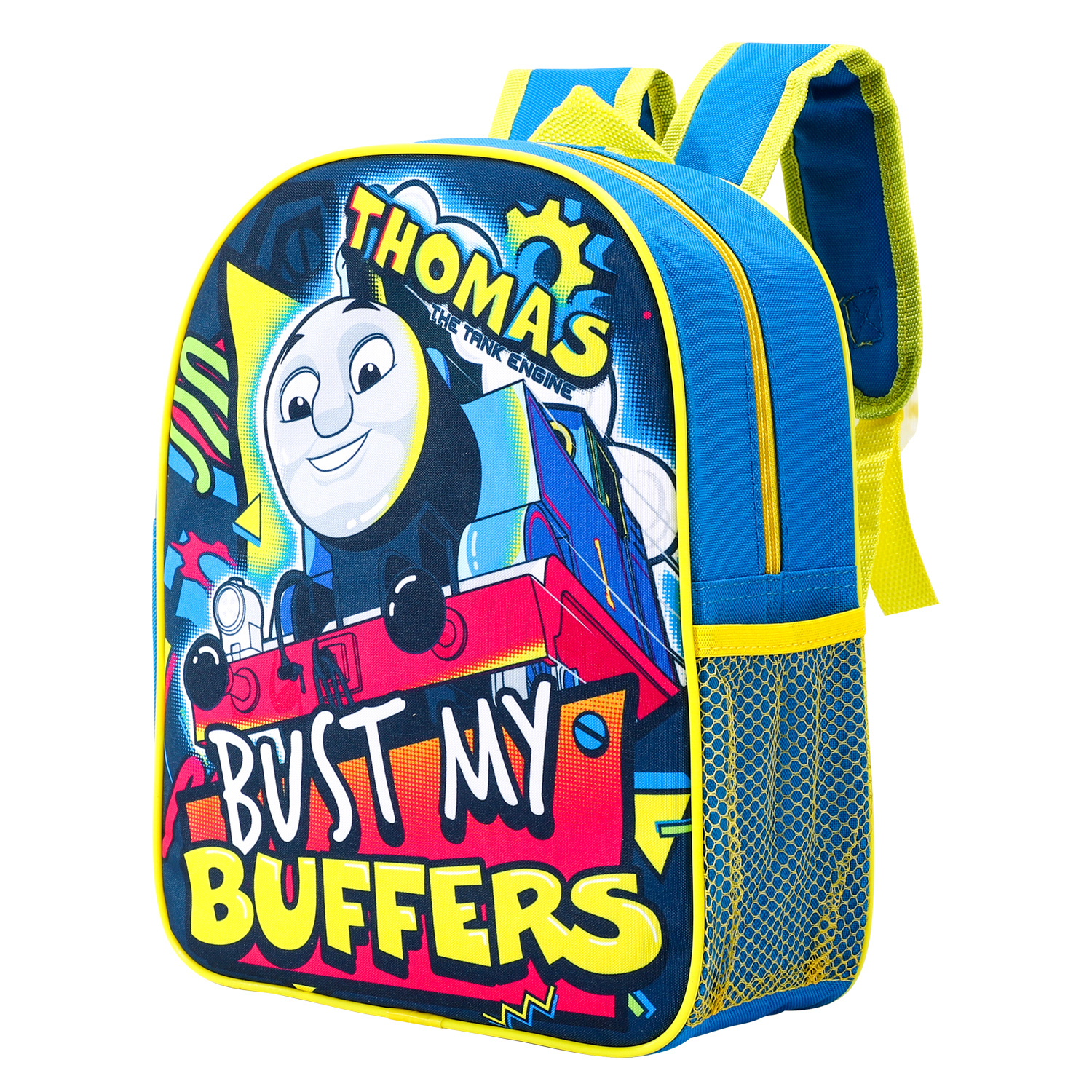 TEMU Thomas Kids Childrens Backpack School Rucksack Travel Bag Boys Girls With Side Mesh Pocket