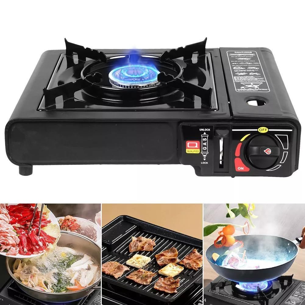 TEMU Portable Camping Stove With Carry Case Camping Stove