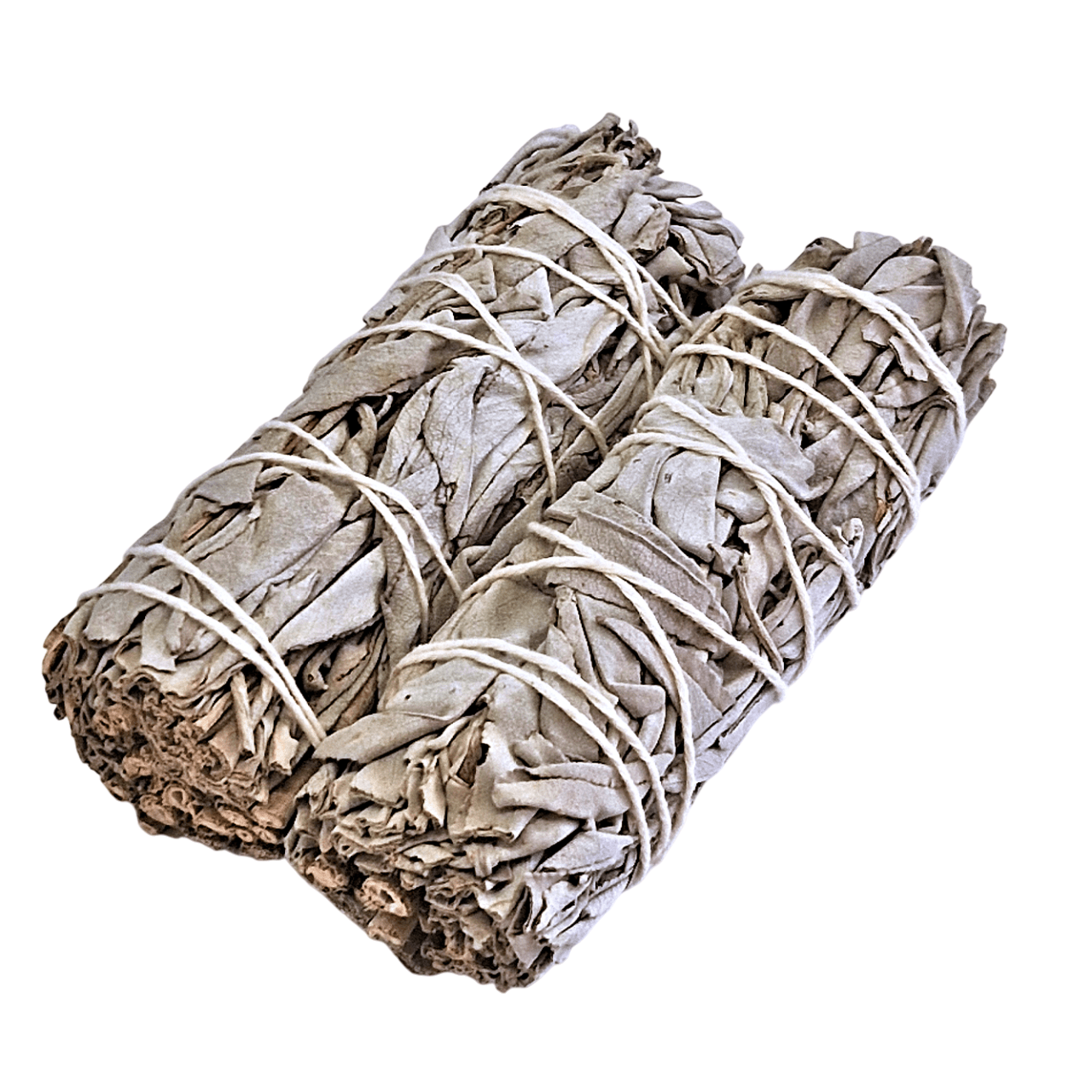 TEMU Lot de 2 fagots Sauge Blanche Naturelle 25-30g – Encens Naturel , , Yoga & Décoration Apaisante (10,5 cm)