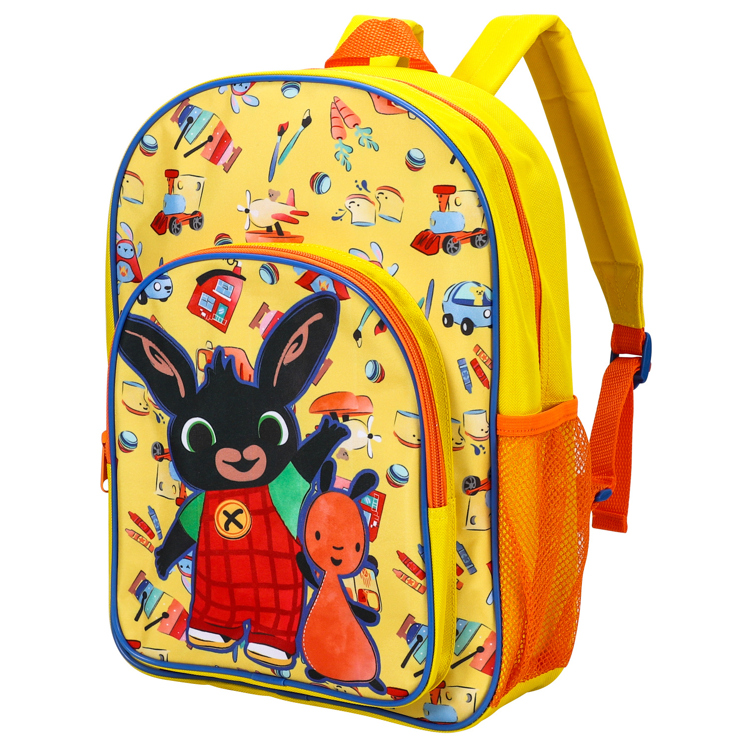 TEMU Kids Childrens Premium Backpack School Rucksack Travel Bag With Side Mesh Pocket And Front Zipped Pocket