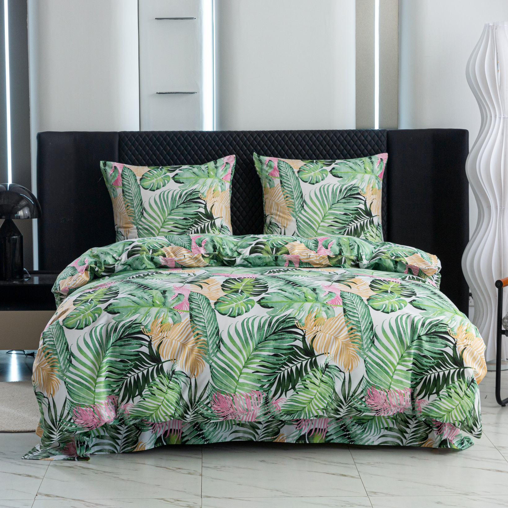 TEMU Ensemble de literie élégant dans une couleur tendance qui va révolutionner votre chambre ! : une housse de couette + des taies d'oreiller (