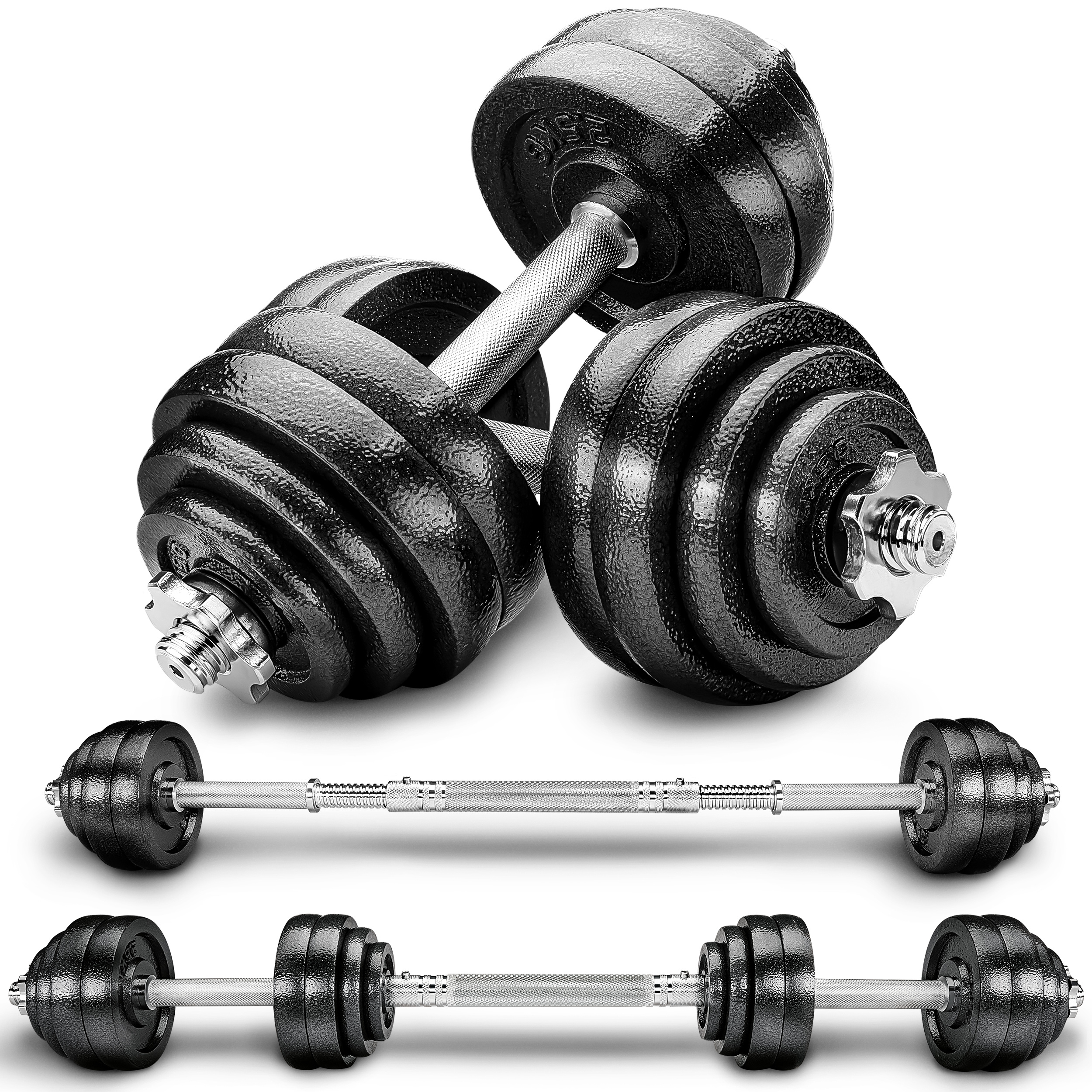 RE:SPORT® 2-in-1 halterset 15 - 60 kg