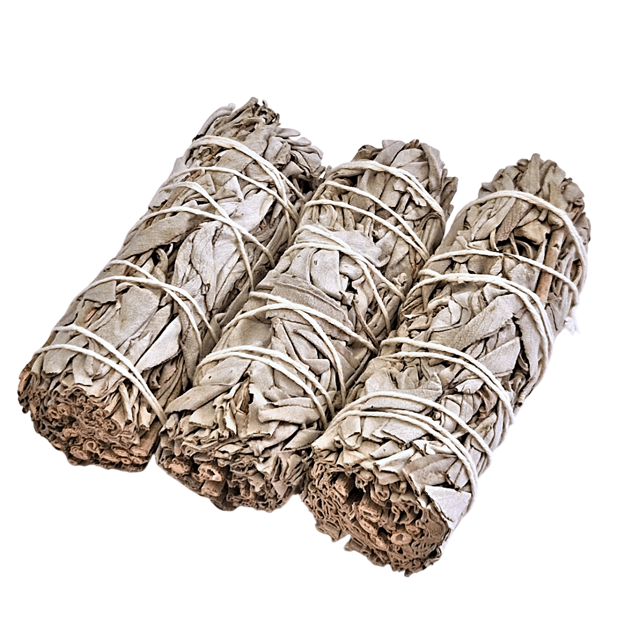 TEMU Lot de 3 fagots Sauge Blanche Naturelle 25-30g – Encens Naturel , , Yoga & Décoration Apaisante (10,5 cm)