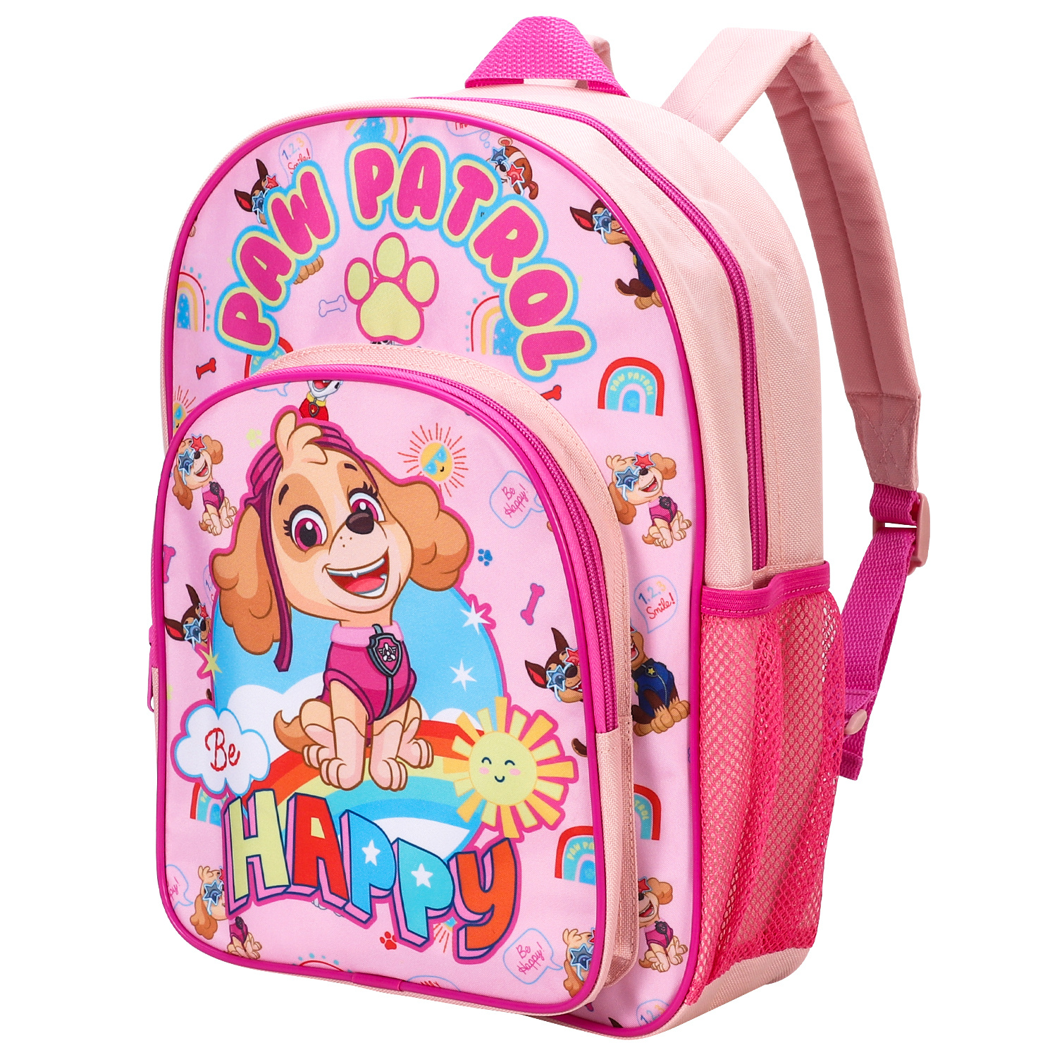 TEMU Girl Kids Childrens Premium Backpack School Rucksack Travel Bag With Side Mesh Pocket And Front Zipped Pocket