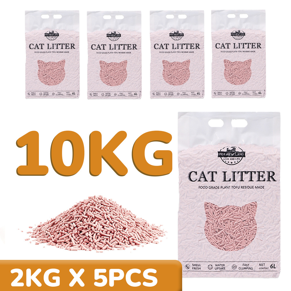 Image of 10kg (2kg X 5 Packs) , Quick-clumping, , Suitable For Cat Families And Travel, Non-sticky, Absorbent, Cat Supplies