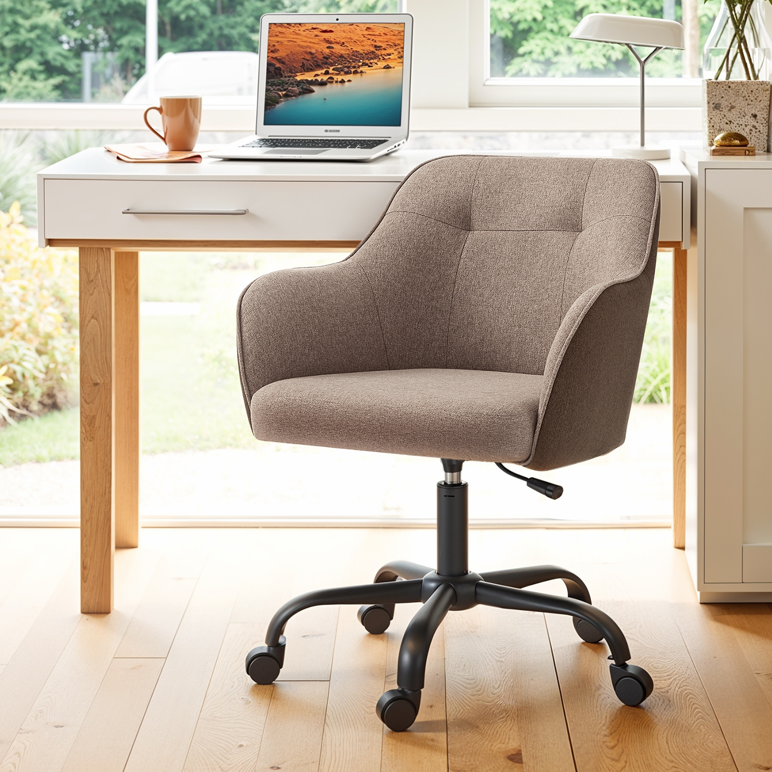 Image of Office Chair, Swivel Chair, Desk Chair, Height-adjustable, For Home Office, Bedroom