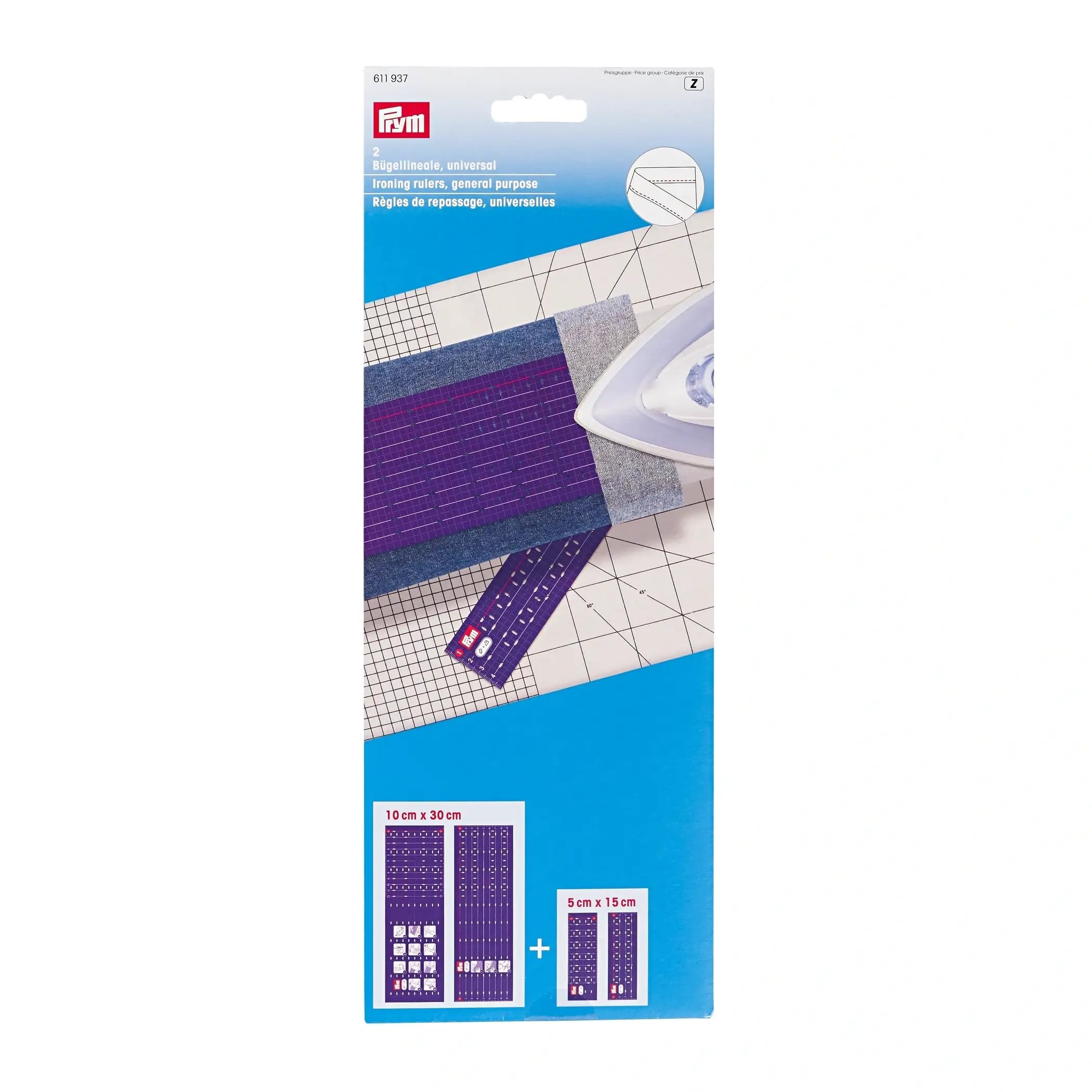 E-shop 611937 Bügellineale universal Lineal, Kunststoff, Lila